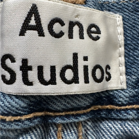 ACNE Studios Boyfriend Fit High Waisted Light Wash Boy Water Jeans - Picture 11 of 11